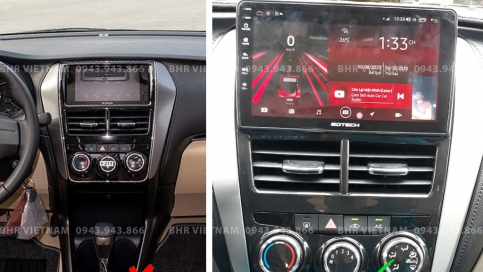 Màn hình DVD Android xe Toyota Vios 2019 - nay | Gotech GT8 Max